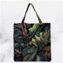 Tropical Leaf Leaves Foliage Monstera Nature Grocery Tote Bag View2