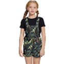 Tropical Leaf Leaves Foliage Monstera Nature Kids  Short Overalls View1
