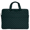 Lines Pattern Texture Stripes Particles Modern MacBook Pro 16  Double Pocket Laptop Bag  View2