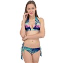 Tree Abstract Field Galaxy Night Nature Tie It Up Bikini Set View1