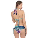 Tree Abstract Field Galaxy Night Nature Tie It Up Bikini Set View2
