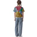 Wheel Of Emotions Feeling Emotion Thought Language Critical Thinking Kids  Cuff Sleeve Scrunch Bottom Tee View2