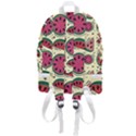 Watermelon Pattern Slices Fruit Zip Bottom Backpack View3