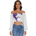 Naturally Me  Long Sleeve Crinkled Weave Crop Top View1