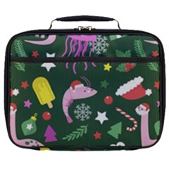 Colorful Funny Christmas Pattern Full Print Lunch Bag by Semog4