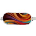 Abstract Colorful Background Wavy Rounded Waist Pouch View2
