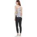 Writing Author Motivation Words Flowy Camisole Tank Top View2