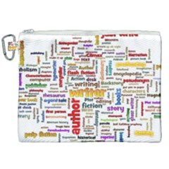 Writing Author Motivation Words Canvas Cosmetic Bag (xxl) by Semog4