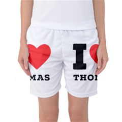 I Love Thomas Women s Basketball Shorts by ilovewhateva