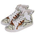 Cat Playing The Violin Art Men s Hi-Top Skate Sneakers View2