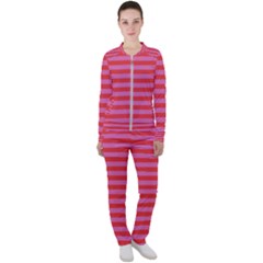 Stripes-striped-design-pattern Casual Jacket And Pants Set