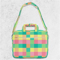 Checkerboard-pastel-squares- Macbook Pro 13  Shoulder Laptop Bag 