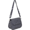 Background-pattern-halftone Saddle Handbag View1