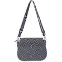 Background-pattern-halftone Saddle Handbag View3