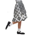 Background-pattern-halftone-- Kids  Ruffle Flared Wrap Midi Skirt View3