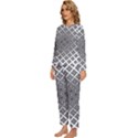 Background-pattern-halftone-- Womens  Long Sleeve Lightweight Pajamas Set View2