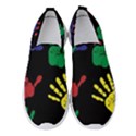 Handprints-hand-print-colourful Women s Slip On Sneakers View1