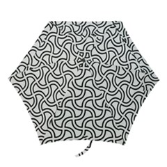 Pattern-monochrome-repeat- Mini Folding Umbrellas by Semog4