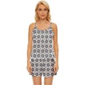 Ellipse-pattern-ellipse-dot-pattern Satin Pajama Short Set View1