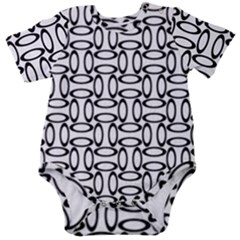 Ellipse-pattern-ellipse-dot-pattern Baby Short Sleeve Bodysuit