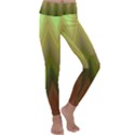 Zig zag chevron classic pattern Kids  Lightweight Velour Classic Yoga Leggings View1