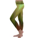 Zig zag chevron classic pattern Kids  Lightweight Velour Classic Yoga Leggings View2