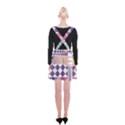 Abstract Shape Color Gradient Suspender Skater Skirt View2