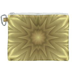 Background Pattern Golden Yellow Canvas Cosmetic Bag (xxl) by Semog4