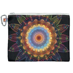 Colorful Prismatic Chromatic Canvas Cosmetic Bag (xxl) by Semog4