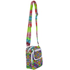 Farbenpracht Kaleidoscope Pattern Shoulder Strap Belt Bag