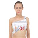 Bulgarian Folk Art Folk Art Spliced Up Bikini Top  View1