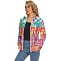 Vector Graphics Amsterdam Silhouette Women s Puffer Bubble Jacket Coat View2