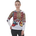 Amsterdam Graphic Design Poster Illustration Women s Long Sleeve Raglan Tee View1