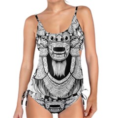 Balinese Art Barong Drawing Bali White Background People Tankini Set