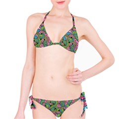 Background Texture Paisley Pattern Classic Bikini Set