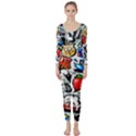 Graffiti Art Cartoon Comic Long Sleeve Catsuit View1