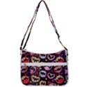 Funny Monster Mouths Zip Up Shoulder Bag View3
