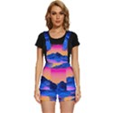 Sun Ultra Artistic 3d Illustration Sunset Short Overalls View1