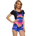 Sun Ultra Artistic 3d Illustration Sunset Short Overalls View3