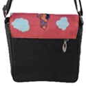 Minimal Digital Cityscape Flap Closure Messenger Bag (S) View1