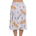 Medicine Velvet Flared Midi Skirt View2