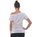 Boxing Cat Off Shoulder Tie-Up Tee View2