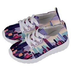 New York Skyline Cityscape Nyc New York City Landmark Kids  Lightweight Sports Shoes