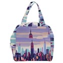 New York Skyline Cityscape Nyc New York City Landmark Boxy Hand Bag View1