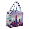 New York Skyline Cityscape Nyc New York City Landmark Boxy Hand Bag View3