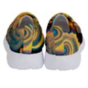 Surrealist Fantasy Dream Moon Space Kids  Velcro No Lace Shoes View4