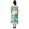 Waves Ocean Sea Tsunami Nautical 90 Sleeveless Round Neck Midi Dress View4