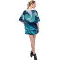 Tsunami Tidal Wave Ocean Waves Sea Nature Water Oversized Chiffon Top View2
