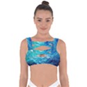 Tsunami Waves Ocean Sea Nautical Nature Water Nature Bandaged Up Bikini Top View1