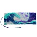 Tsunami Waves Ocean Sea Nautical Nature Water Roll Up Canvas Pencil Holder (S) View1